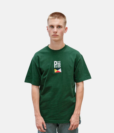 Parlez x Flatspot Endeavour T-Shirt - Forest Green