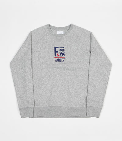 Parlez x Flatspot Yankee Crewneck Sweatshirt - Heather Grey