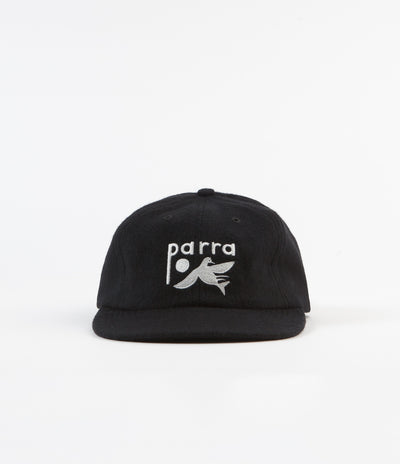 by Parra Bird Dodging Ball 6 Panel Cap - Black