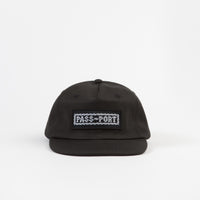 Pass Port Barbs 5 Panel Cap - Black thumbnail