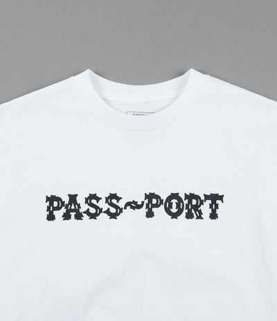 Pass Port Barbs Long Sleeve T-Shirt - White