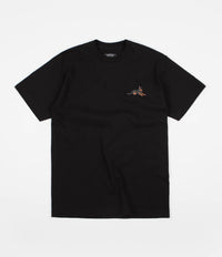 Pass Port Best Friend Embroidery T-Shirt - Black