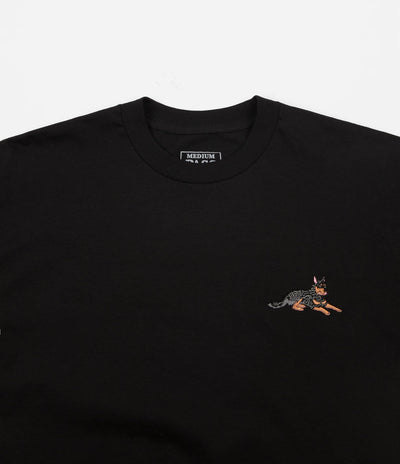 Pass Port Best Friend Embroidery T-Shirt - Black