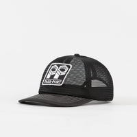 Pass Port Bolt Trucker Cap - Black / White thumbnail