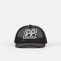 Pass Port Bolt Trucker Cap - Black / White thumbnail