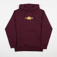 Pass Port Daffodil Applique Hoodie - Maroon thumbnail