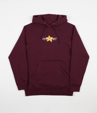 Pass Port Daffodil Applique Hoodie - Maroon