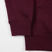 Pass Port Daffodil Applique Hoodie - Maroon thumbnail