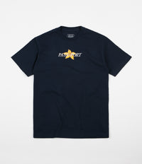 Pass Port Daffodil Applique T-Shirt - Navy