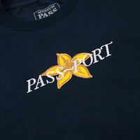 Pass Port Daffodil Applique T-Shirt - Navy thumbnail