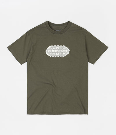 Pass Port Doily Dancer T-Shirt - Military Green