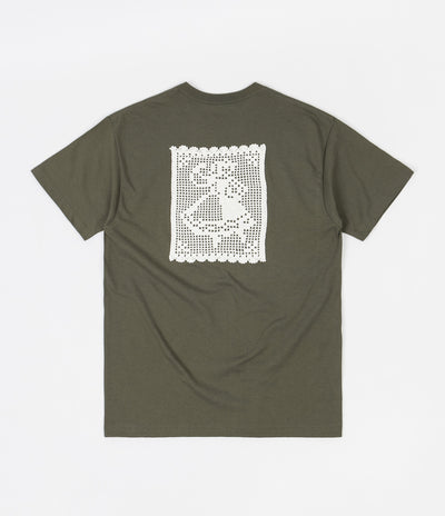 Pass Port Doily Dancer T-Shirt - Military Green