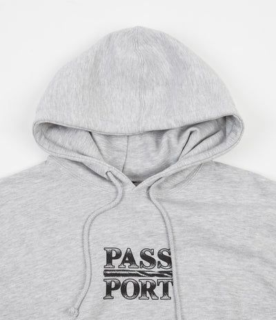 Pass Port Drill Bit Hoodie  - Grey Heather