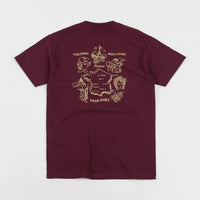 Pass Port France T-Shirt - Burgundy thumbnail