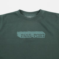 Pass Port Icy Hot Puff Pigment Dyed Crewneck Sweatshirt   - Alpine Green thumbnail