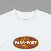 Pass Port Inlay T-Shirt  - White thumbnail