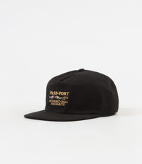 Pass Port Inter Solid Cap  - Black