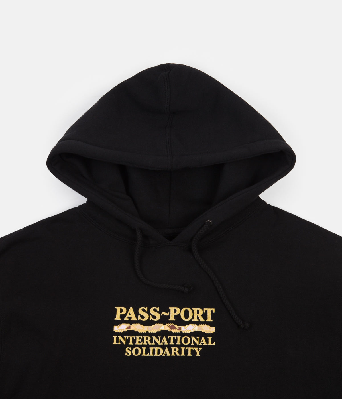 Pass Port Inter Solid Hoodie - Black | Flatspot