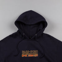 Pass Port International Embroidery Hooded Sweatshirt - Navy thumbnail