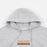 Pass Port International Embroidery Hoodie - Heather Grey thumbnail