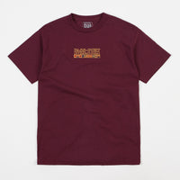 Pass Port International Embroidery T-Shirt - Burgundy thumbnail