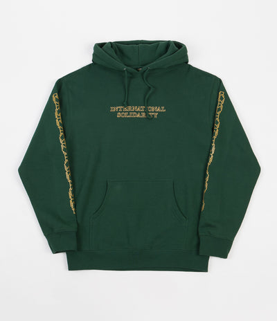 Pass Port Intersolid Hoodie - Dark Green