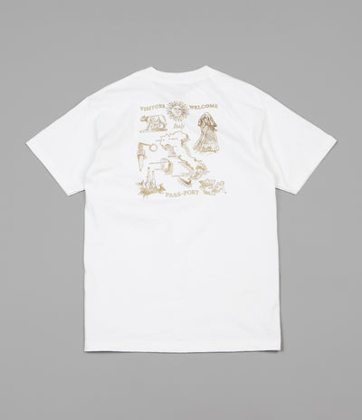 Pass Port Italy T-Shirt  - White