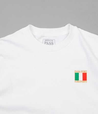 Pass Port Italy T-Shirt  - White