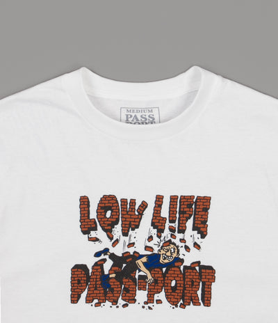 Pass Port L.L Brick T-Shirt - White