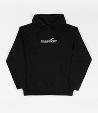 Pass Port Lavender Hoodie - Black