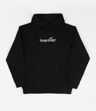 Pass Port Lavender Hoodie - Black