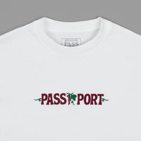 Pass Port Life of Leisure Embroidery T-Shirt - White thumbnail