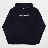 Pass Port Official Embroidered Hoodie - Navy thumbnail