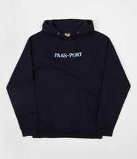 Pass Port Official Embroidered Hoodie - Navy