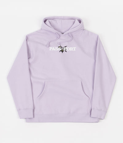 Pass Port Olive Puff Print Hoodie - Lavender