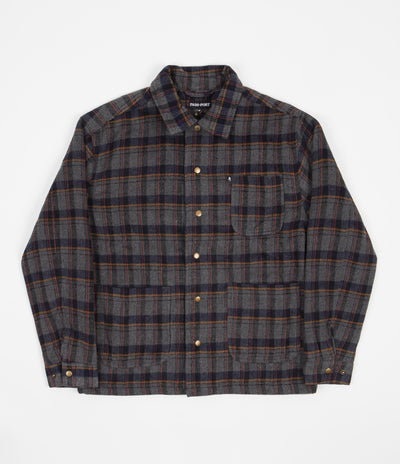 Pass Port Painters Flannel Shirt - Grey