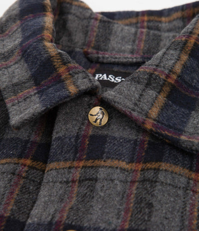 Pass Port Painters Flannel Shirt - Grey