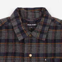 Pass Port Painters Flannel Shirt - Grey thumbnail