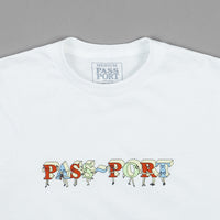 Pass Port PP Gang T-Shirt  - White thumbnail