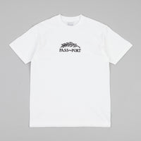 Pass Port Quill Embroidery T-Shirt - White thumbnail