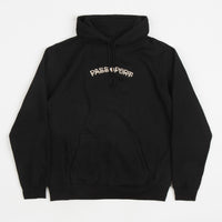 Pass Port Sham Embroidery Hoodie - Black thumbnail