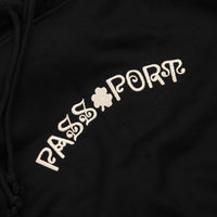 Pass Port Sham Embroidery Hoodie - Black thumbnail