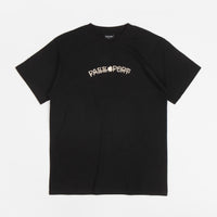 Pass Port Sham Embroidery T-Shirt - Black thumbnail