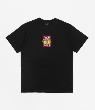 Pass Port Vase T-Shirt - Black