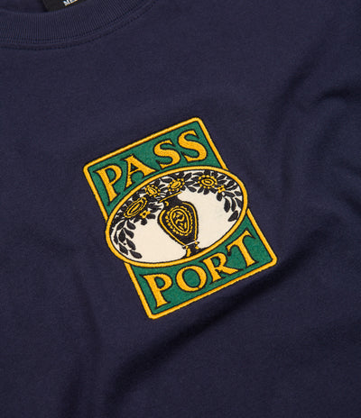 Pass Port Vase T-Shirt - Navy