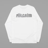 Piilgrim Structure Long Sleeve T-Shirt - White thumbnail