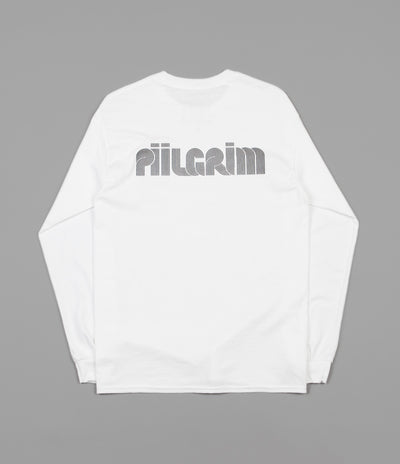 Piilgrim Structure Long Sleeve T-Shirt - White