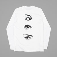 Piilgrim Three Eyes Long Sleeve T-Shirt - White thumbnail