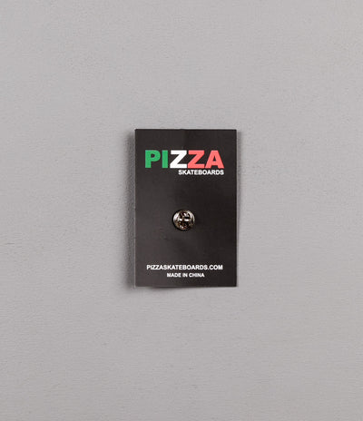 Pizza Skateboards Bart Pin Badge - Yellow