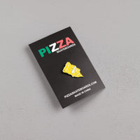 Pizza Skateboards Bart Pin Badge - Yellow thumbnail